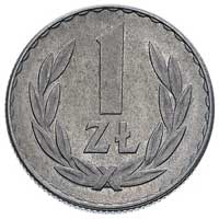 1 złoty 1957, Warszawa, bardzo rzadkie w tym stanie zachowania
