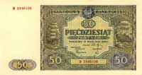 50 złotych, 15.05.1946, Seria B, Miłczak 128a