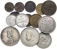 zestaw monet Litwy (w tym 6 srebrnych): 10 litu 