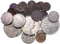 zestaw monet Łotwy (w tym 6 srebrnych): 5 lati 1