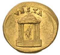 Neron 54-68, aureus, Aw: Popiersie w prawo i nap
