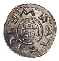 Wratysław II 1054-1061-1092, denar z okresu książęcego, Aw: Książę na tronie i napis WRATIZLAV-S, ..