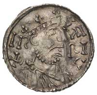Ratyzbona, Henryk II Święty 1002-1034, denar 1009-1024, Aw: Popiersie w koronie, w polu napis HINR..