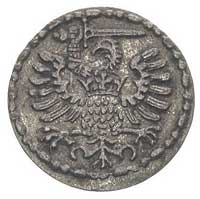 denar 1581, Gdańsk, T. 4, ładna i rzadka moneta, patyna