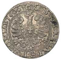 grosz 1604, Kraków, odmiana z herbem Lewart pod Orłem, patyna