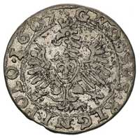grosz 1607, Kraków, korona i herb Lewart na stronie głównej, T.2, rzadki