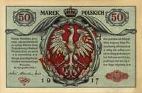 50 marek polskich 9.12.1916, \jenerał, MUSTER