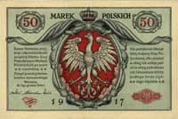 50 marek polskich 9.12.1916, \jenerał, Miłczak 5,"III+,1