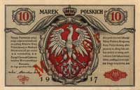 10 marek polskich 9.12.1916, \Generał, \"Biletów, MUSTER
