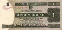 5 dolarów 1.10.1979, seria HE i 1 dolar 1.10.197