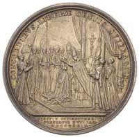 August III- medal koronacyjny autorstwa H.P. Gro