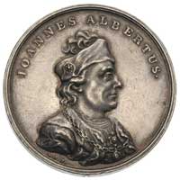 Jan Olbracht- medal ze świty królewskiej autorstwa J.F. Holzhaeussera 1780-1792, Aw: Popiersie w z..