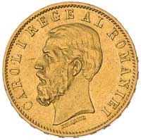 20 lei 1883/B, Bukareszt, Fr. 3, złoto, 6.42 g