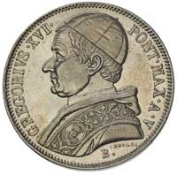 Grzegorz XVI 1831-1846, scudo 1835/B, Bolonia, B