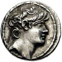 SYRIA-Antioch X Eusebes Filopator 94-83 pne, tetradrachma, Aw: Głowa w diademie w prawo, Rw: Zeus ..