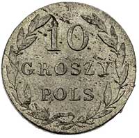 10 groszy 1827, Warszawa, odmiana z literami I-B