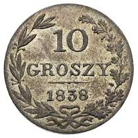 10 groszy 1838, Warszawa, Plage 102, Bitkin 1180