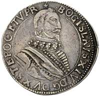 talar 1631, Szczecin, moneta z tytułem biskupa kamieńskiego, Hildisch 319, Dav. 7276, pęknięty krą..