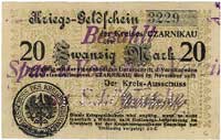 Czarnków powiat (Kreis Czarnikau)- 20 i 50 marek 15.11.1918, Geiger 89.01.a i 89.02.a, łącznie 2 s..
