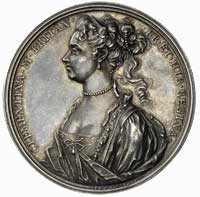 Klementyna Sobieska wnuczka Jan III i żona Jakuba Stuarta, pretendenta do tronu Anglii-medal autor..