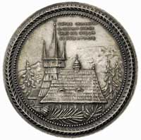 Wystawa Kościelna we Lwowie 1909 r.,- medal autorstwa E. M. Ungera i T. Nowakowskiego, Aw: Na tle ..