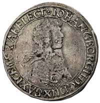 Jan Jerzy II 1656-1680, 1/3 talara dla Łużyc 166