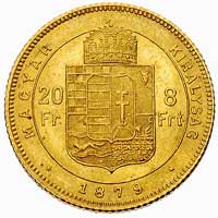 20 franków = 8 forintów 1879 KB, Krzemnica, Fr. 