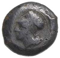 SYCYLIA- Syrakuzy, Timoleon 344-336 pne, AE-litra, Aw: Popiersie Ateny w hełmie w lewo, Rw: Gwiazd..