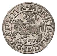 zestaw monet: półgrosze 1547, 1548, 1549, 1560, 1561 i 1562, Wilno, Ivanauskas 472:74, 474:74, 476..