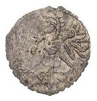 denar 1551, Wschowa, gwiazdki pomiędzy literami, T. 30, bardzo rzadki i ładny, jak na ten typ monety