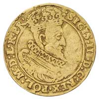 dukat 1622, Gdańsk, H-Cz. 1447 R3, Fr. 10, Kaleniecki s. 189, T. 50, złoto 3.31 g, rzadki
