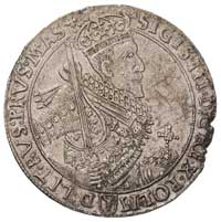 talar 1628, Bydgoszcz, odmiana z herbem podskarbiego pod popiersiem króla, Dav. 4315, T. 6, wada k..