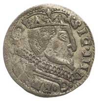 naśladownictwo z epoki trojaka koronnego z datą (15)98, srebro, patyna