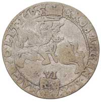 zestaw monet: szóstaki 1665 i 1666, Wilno, Ivanauskas 1180:272 i 1184:272, razem 2 sztuki