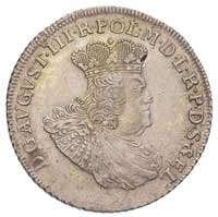 złotówka (30 groszy) 1763, Gdańsk, ładny egzemplarz, patyna
