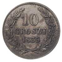 10 groszy 1835, Wiedeń, Plage 295, bardzo ładnie