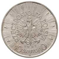 10 złotych 1937, Warszawa, Józef Piłsudski, Parchimowicz 124 d