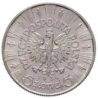5 złotych 1934, Warszawa, Józef Piłsudski, Parchimowicz 118 a, wyśmienity stan zachowania
