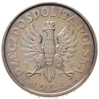 5 zlotych 1925, Konstytucja, odmiana z monogramami SW (Stanisława Wojciechowskiego) i WG (Władysła..