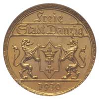 25 guldenów 1930, Berlin, Parchimowicz 71, złoto, moneta w pudełku ANA z certyfikatem MS 65