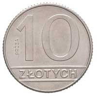 10 złotych 1989, próba niklowa, Parchimowicz P-288 a, nakład 500 sztuk