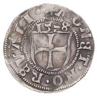 Walter von Plettenberg 1494-1535, ferding 1528, Rewal, odmiana napisu CONSERVA NOS CRIS Neumann 21..