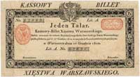 1 talar 1.12.1810, wzór biletu z fragmentem dekretu królewskiego na stronie odwrotnej, Lucow 50