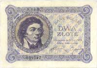 2 złote 28.02.1919, S.64.B 039797, Miłczak 48b, Lucow 567 (inna seria) R4, banknot po dobrej konse..
