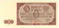 5 złotych 1.07.1948, seria B, Miłczak 135a