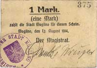 Mogilno (Mogilno), 1 marka 12.08.1914, Keller 240.a