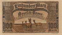 Wałcz (Deutsche Krone), 50 i 100 marek 1922, Müller 985.1 i 985.2, razem 2 sztuki