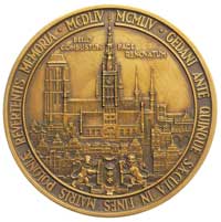 500-lecie powrotu Gdańska do Polski- medal autor