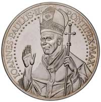 Watykan- Jan Paweł II- medal URBI ET ORBI 1980 r, Aw: Popiersie papieża na wprost i napis w otoku,..