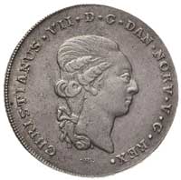Fryderyk VII 1766-1808, species daler (60 szylingów), 1808, Altona, Dav. 70, moneta wybita dla Szl..